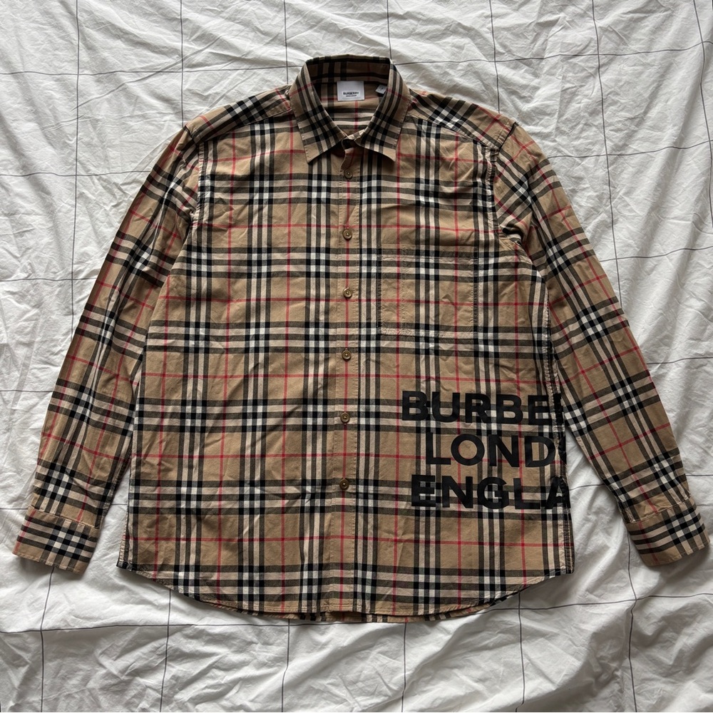 Burberry Nova Check Logo Button Up